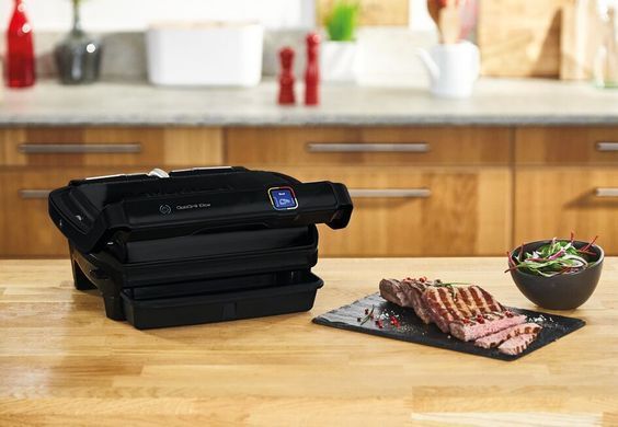 Tefal Гриль прижимной OptiGrill Elite 2000Вт, темп. режимов-15, съемные пластины, металл, черный (333075) GC750830 фото
