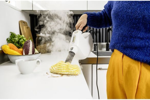 Karcher Пароочисник SC 1 Multi, 1300Вт, 200мл, білий (383584) 1.516-404.0 фото