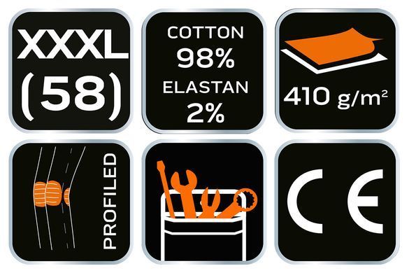 Рабочие штаны Neo Tools 81-233 DENIM XXXL