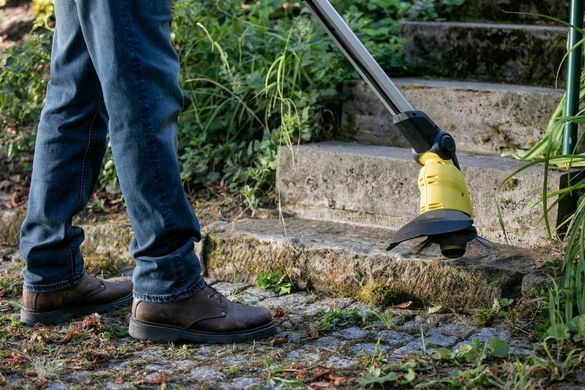 Тример садовий Karcher WRE 18-55 для видалення бур'янів, акум., 18В, 2.85кг, Solo (без АКБ та ЗП) (349029) 1.445-244.0 фото