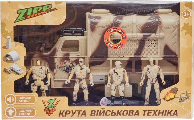 Ігровий набір ZIPP Toys Військовий грузовик ibs_5320066 фото