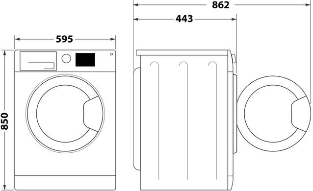 Пральна машина автоматична Indesit OMTWSE 61293 WK UA (6990450) 869991673010 фото