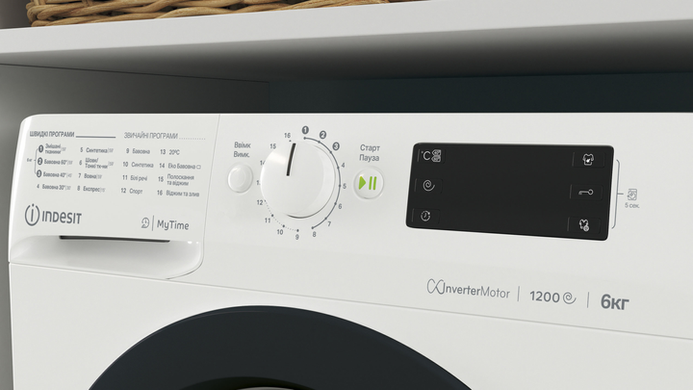 Пральна машина автоматична Indesit OMTWSE 61293 WK UA (6990450) 869991673010 фото