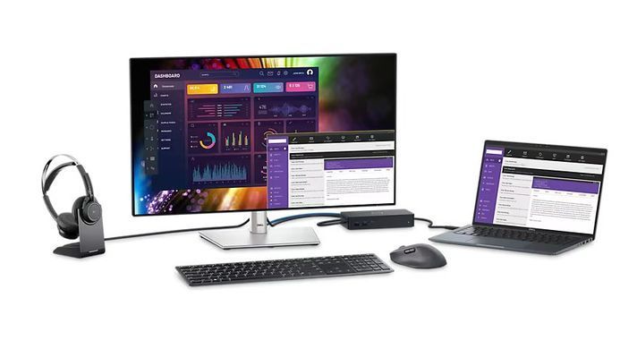 Dell Монітор 27" U2724D HDMI, DP, USB, Audio, IPS, 2560x1440, 120Hz, sRGB 100%, Pivot (372302) 210-BKVB фото