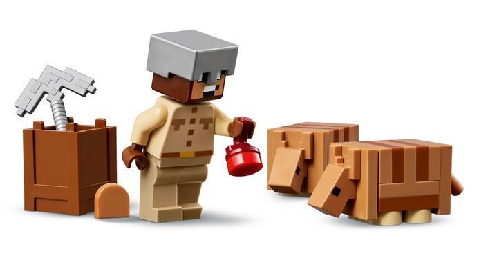 Конструктор LEGO Minecraft Шахтна експедиція &laquo;Броненосець&raquo; (389484)