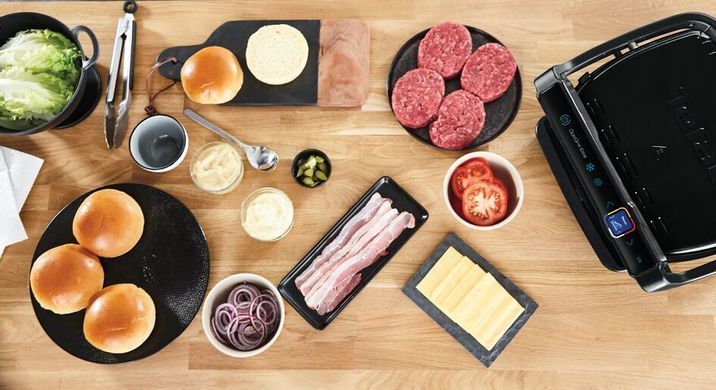 Tefal Гриль прижимной OptiGrill Elite 2000Вт, темп. режимов-15, съемные пластины, металл, черный (333075) GC750830 фото
