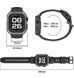 Blackview Смарт-часы W30 50мм, 1.91", 320*380, TFT, BT 5.3, 128МБ, чёрный 6931548314295