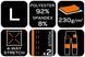 Штани робочі NEO TOOLS 81-295-3 Mix&Match, еластичні, посилені коліна, з карманами L