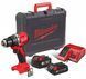 Дриль-шурупокрут з ударом акумуляторний MILWAUKEE, M18 BLPDRC-422C 4933492825