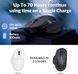 Мышь Keychron M7 BT/WL/USB-A/USB-C, чорний M7-A1