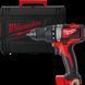 Дрель-шуруповерт аккумуляторная MILWAUKEE, M18 BLDD2-0X 4933464514