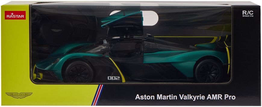 Машинка Rastar Aston Martin Valkyrie AMR Pro 1:14 Тёмно-зелёный