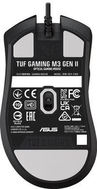 ASUS Мышь TUF GAMING M3 GEN II, RGB, USB-A, чёрный 90MP0320-BMUA00 фото