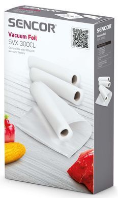 Вакуумная пленка для всех вакууматоров Sencor, 3 рулона 20х200см (288140) SVX300CL фото