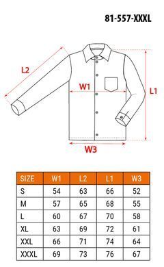 Робоча куртка DENIM, утеплена, розмір XXXL