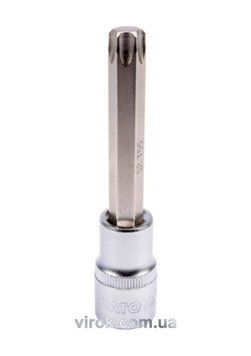 Головка торцева YATO квадрат 1/2 "TORX" подовжена Т55, L= 100 мм