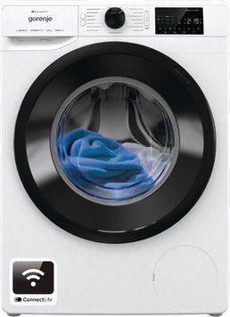 Gorenje Стиральная машина фронтальная, 9кг, 1400, A+++, 54,5см, дисплей, инвертор, пар, Wi-Fi, белый WPNEI94A1SWIFI фото