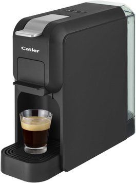 Кавоварка капсульна CATLER Porto 0.8л, капсули, мелена кава, механічне керування, чорний (374410) ES703PORTOB фото