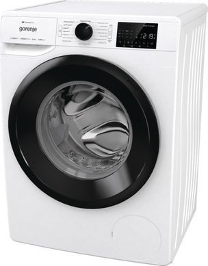 Gorenje Пральна машина фронтальна, 9кг, 1400, A+++, 54,5см, дисплей, інвертор, пара, Wi-Fi, білий (379345) WPNEI94A1SWIFI фото