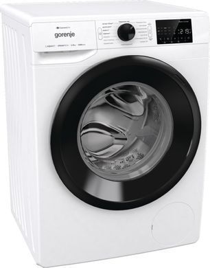 Gorenje Пральна машина фронтальна, 9кг, 1400, A+++, 54,5см, дисплей, інвертор, пара, Wi-Fi, білий (379345) WPNEI94A1SWIFI фото