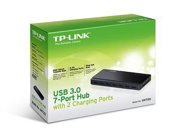USB 3.0 Branch River (7 портов, 2 порта для зарядки) TP-Link UH720 2797593 фото