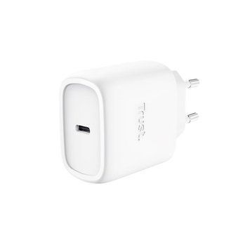 Зарядний пристрій мережевий Trust Maxo 45Вт, GaN, USB-C PD/PPS, білий
