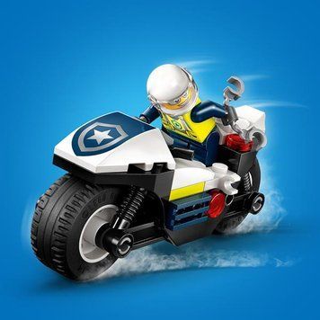 Конструктор LEGO City Преследование на полицейском мотоцикле 65 деталей (60455)