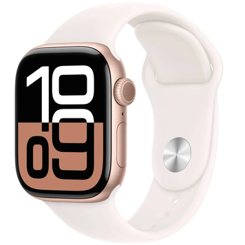 Смарт часы APPLE Watch S10 GPS 42mm Rose Gold Alum Light Blush Sp/b - S/M MWWH3QH/A фото