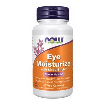 Зволожуючий засіб для очей Now Foods (Eye Moisturize with MaquiBright&reg;) 60 капсул