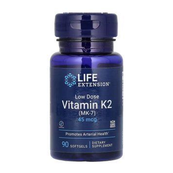 Low Dose Vitamin K2 45 mcg - 90 softgels Life Extension