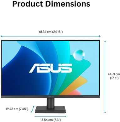 Монітор Asus 27" VA279HG D-Sub, HDMI, Audio, IPS, 120Hz, 1ms, sRGB 99%, AdaptiveSync (389226) 90LM04J1-B02371 фото