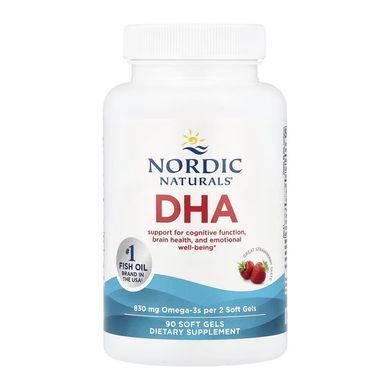 DHA - 90 softgels Nordic Naturals / ДГК (Докозагексаєнова кислота)