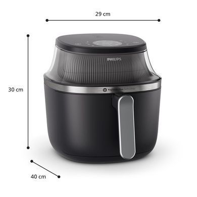 Мультипечь Philips Series 3000 Ovi 1400Вт, чаша-4.2л, сенсорное управл., 6 авто. программ, пластик, черный (381640) NA321/00 фото