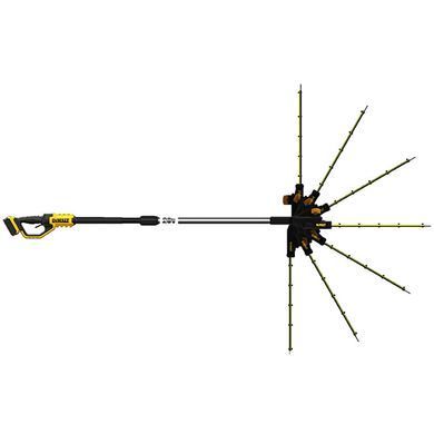 Кущоріз акумуляторний безщітковий зі штангою DeWALT DCMPH566P1 DCMPH566P1 фото