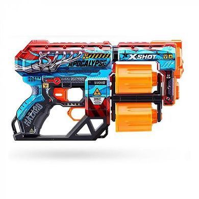 Швидкострільний бластер X-Shot Skins Dread Apocalypse 12 патронів (36517G) dt_25347 фото