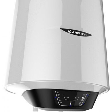 Водонагрівач електр. Ariston круглий слім PRO1 ECO 30 V SLIM 1.8K PL EU, 30л, 1,8кВт, ел. кер-ння, B, білий (386437) 3626458 фото