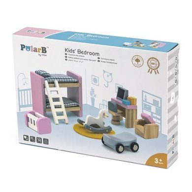 Дерев'яні меблі для ляльок PolarB Дитяча кімната (44036) dt_13037 фото