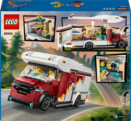 Конструктор LEGO City Приключенческий дом на колесах для отпуска 385 деталей (60454)