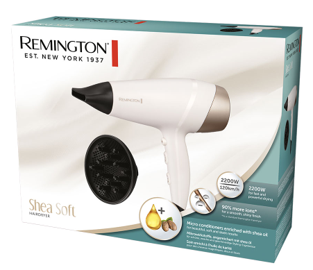Фен Remington D4740 E51 Shea Soft Hairdryer (6884544) 45737560100 фото