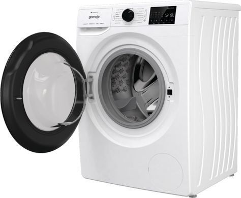 Gorenje Пральна машина фронтальна, 9кг, 1400, A+++, 54,5см, дисплей, інвертор, пара, Wi-Fi, білий (379345) WPNEI94A1SWIFI фото