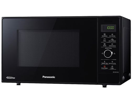 Panasonic Мікрохвильова піч, 23л, електр. керув., 1000Вт, дисплей, чорний (287847) NN-GD37HBZPE фото