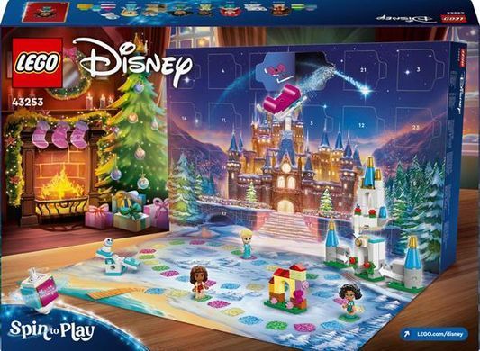 Рождественский адвент-календарь 2024 LEGO Disney 253 деталей (43253)