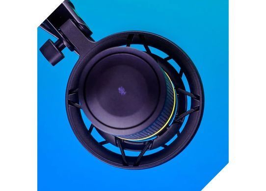 Мікрофон геймінговий HyperX DuoCast, Omni/Bi, USB-A, 2м, NGenuity, RGB, чорний (361390) 4P5E2AA фото