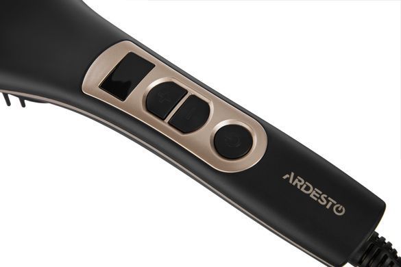 ARDESTO Щетка-выпрямитель HSB-621, 70Вт, 80-200C, дисплей, керамика, черный HSB-621 фото