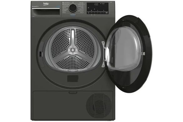 Beko Сушильная машина тепловой насос, 8кг, A++, 60см, дисплей, серый B3T68239MG фото