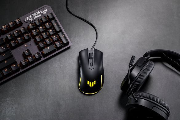ASUS Мышь TUF GAMING M3 GEN II, RGB, USB-A, чёрный 90MP0320-BMUA00 фото