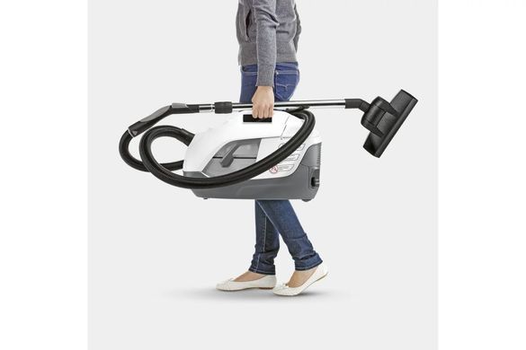 Karcher Пилосос миючий DS 6 Plus, 650Вт, вода -2 л, НЕРА, білий (374648) 1.195-252.0 фото