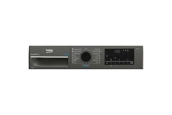 Beko Сушильная машина тепловой насос, 8кг, A++, 60см, дисплей, серый B3T68239MG фото