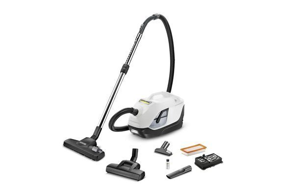 Karcher Пилосос миючий DS 6 Plus, 650Вт, вода -2 л, НЕРА, білий (374648) 1.195-252.0 фото