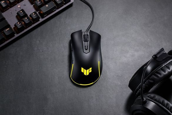 ASUS Мышь TUF GAMING M3 GEN II, RGB, USB-A, чёрный 90MP0320-BMUA00 фото